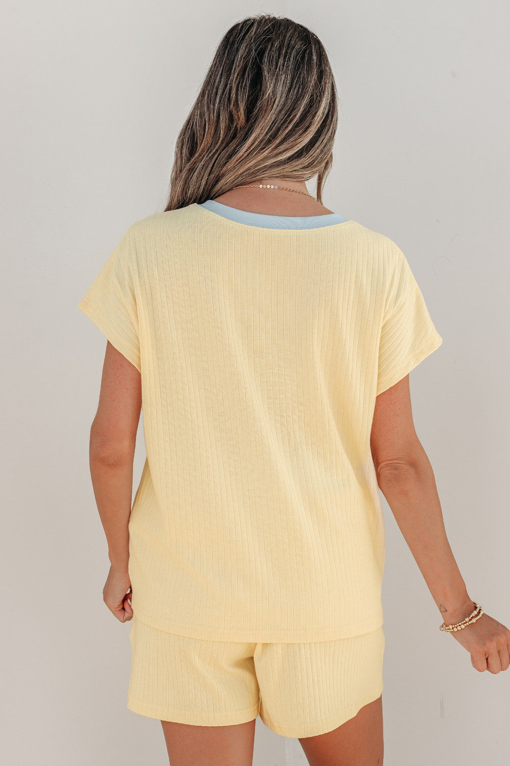 Pre-order Lemon Drop Ribbed Set *Available in XS
