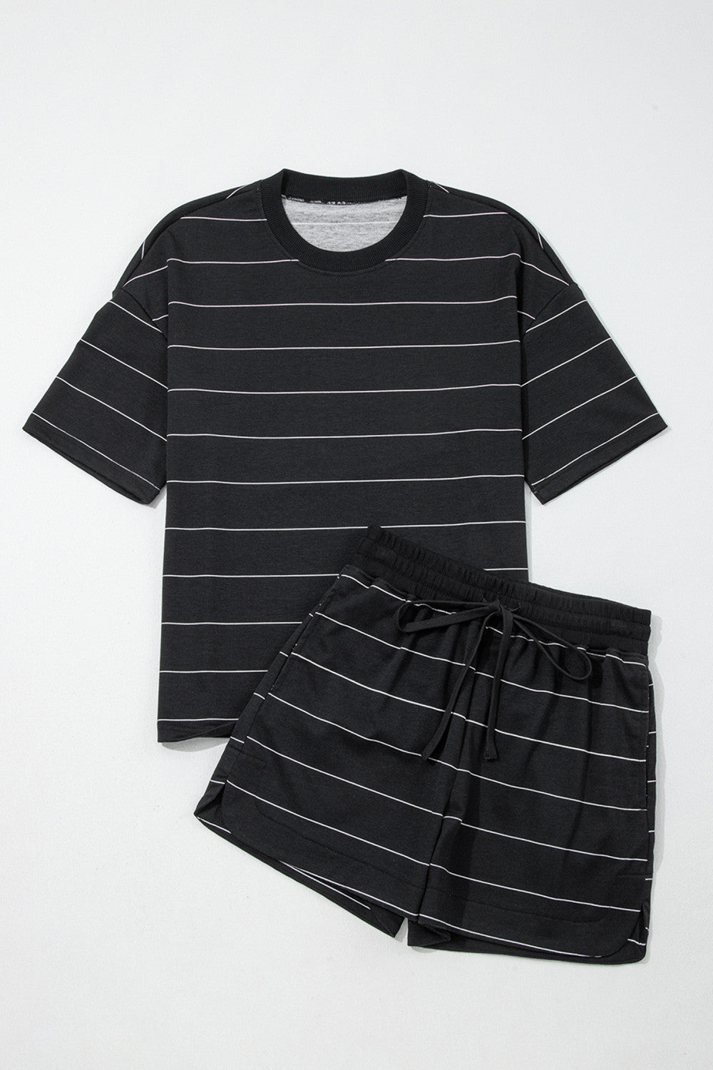 Pre-order Black Thin Stripe Set