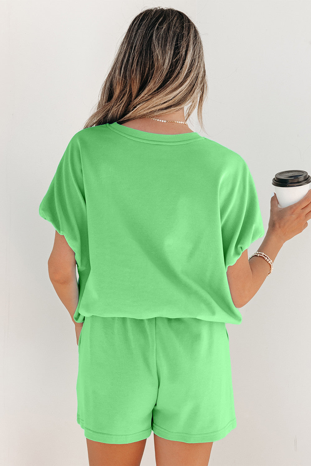 Pre-order Green Puff Sleeve Set