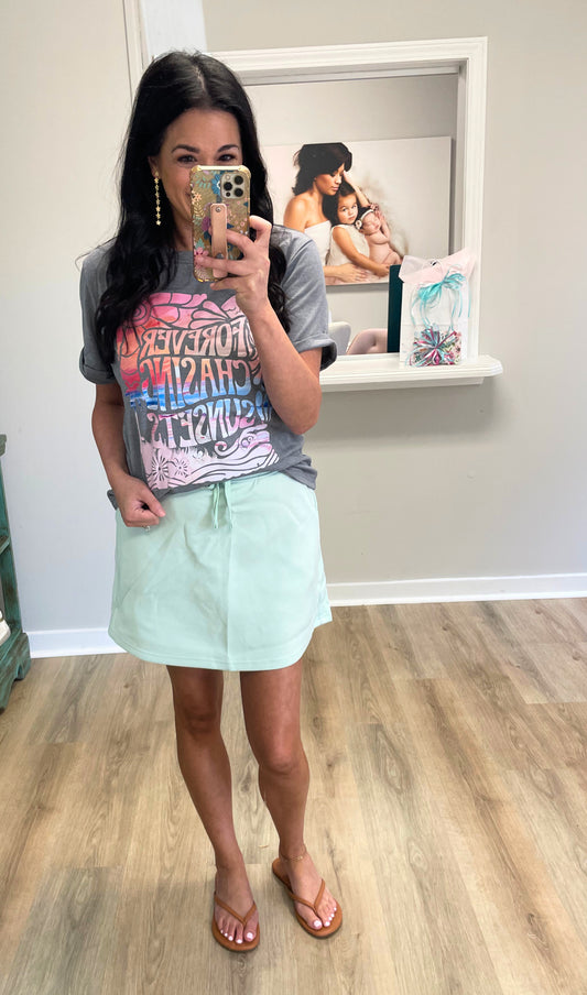 Coastal Cotton Skort