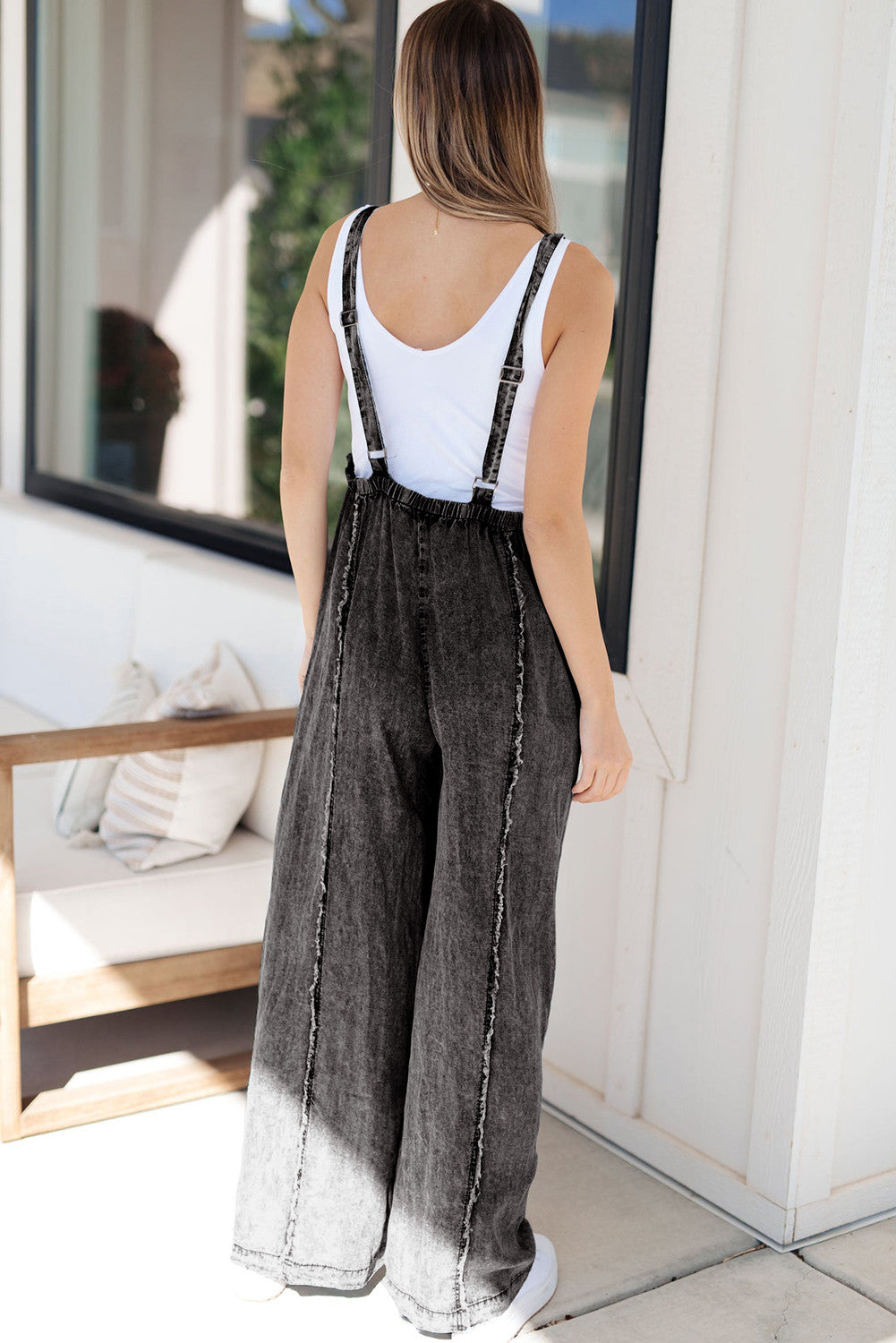 Charcoal Denim Overall