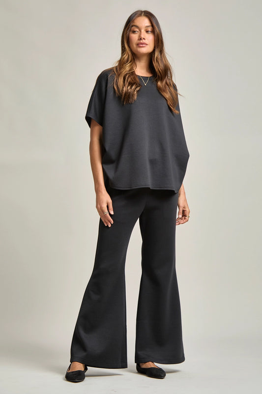 Cozy Lounge Flare Set - Black