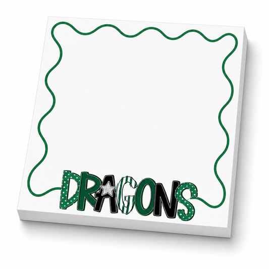 Pre-order School Spirit Notepads - DRAGONS