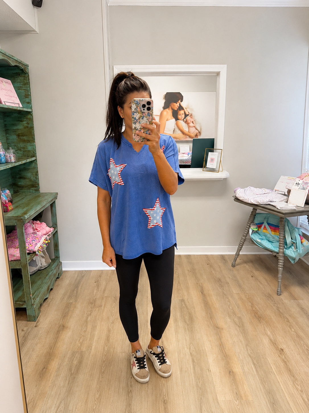 Pre-order USA Star Patch Tee (eta 12-14 days)