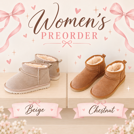 Preorder Women's Mini Booties (eta 4weeks) (Copy)