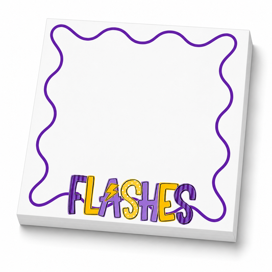 Pre-order School Spirit Notepads - FLASHES