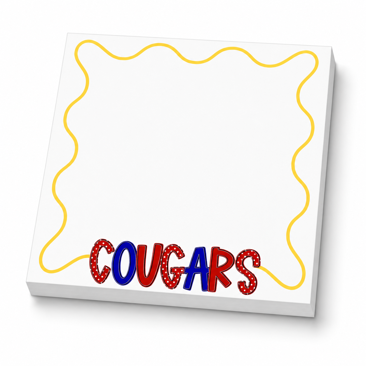 Pre-order School Spirit Notepads - COUGARS (SIMPSON)