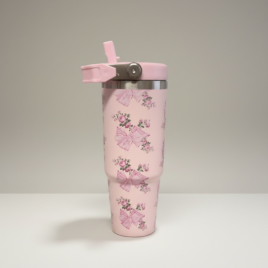 Fancy Floral 30oz Tumbler