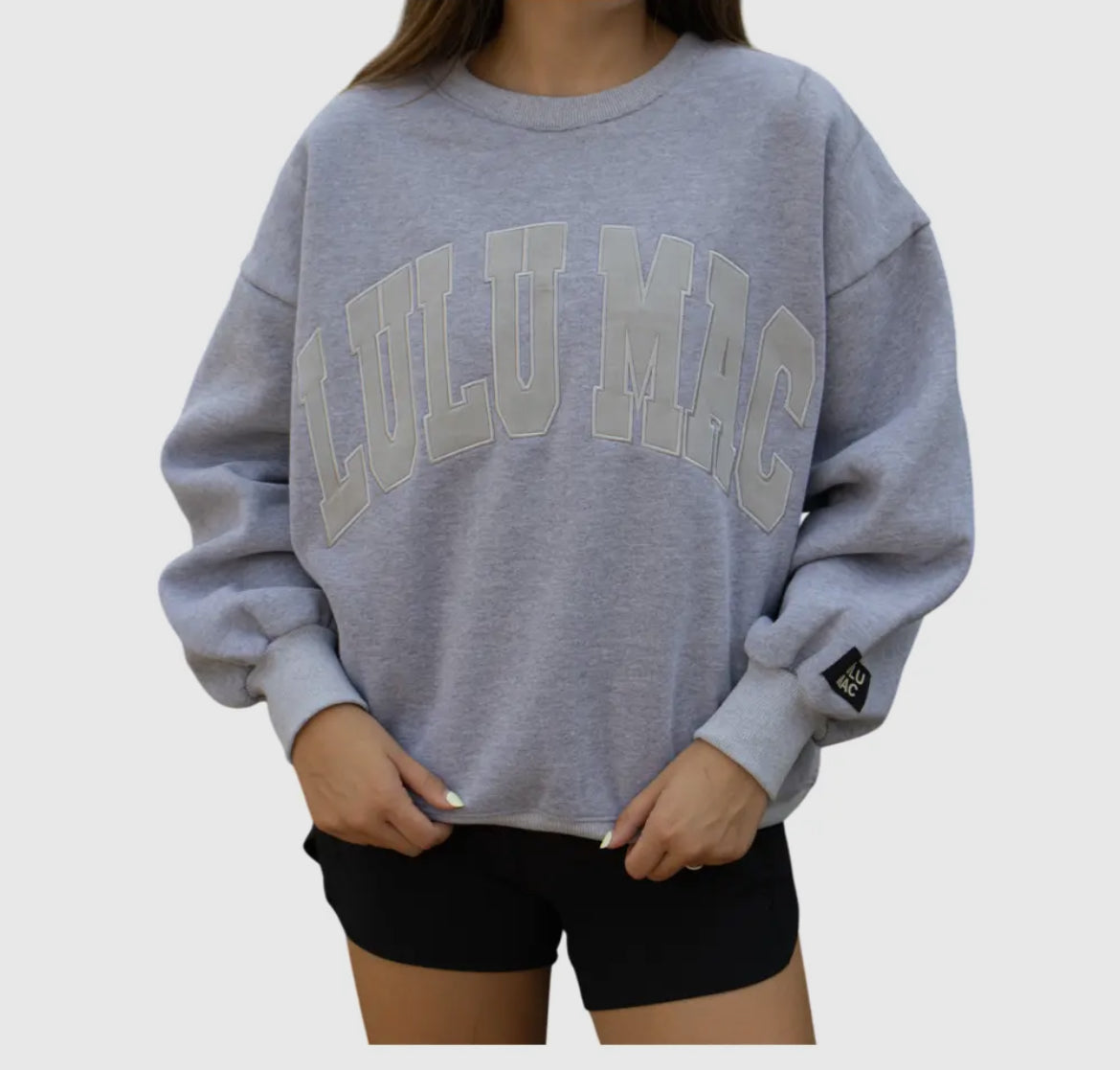 Pre-order Lulu Mac Sweatshirt - Light Gray