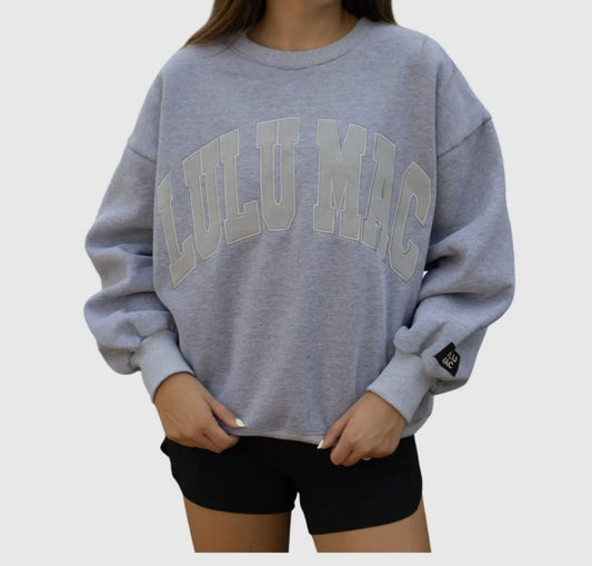 Pre-order Lulu Mac Sweatshirt - Light Gray
