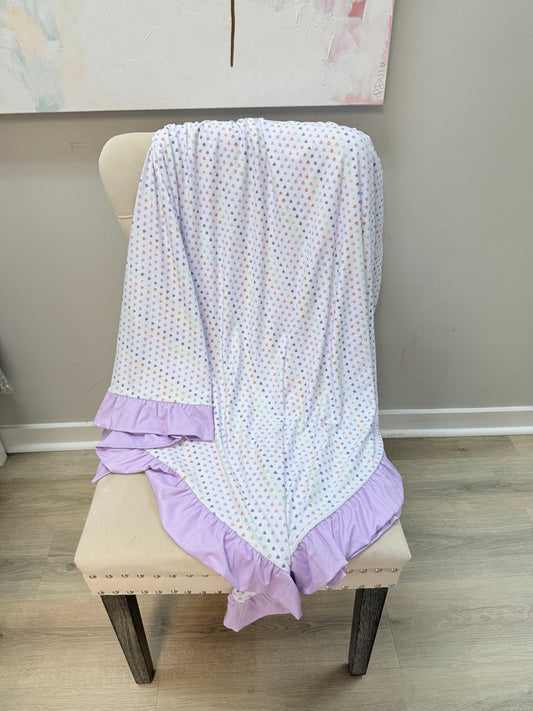 Pastel Hearts Dream Blanket