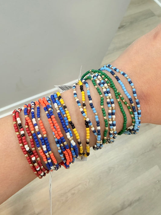 Stretch Beaded Bracelets (7 Colors)