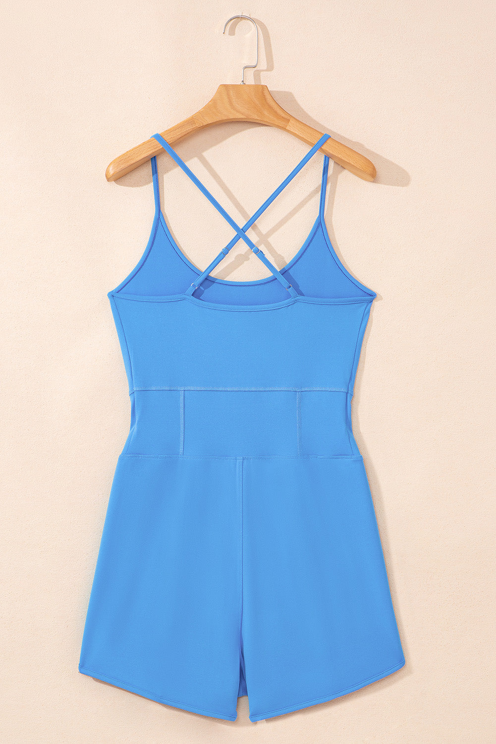 Running Errands Blue Sporty Romper