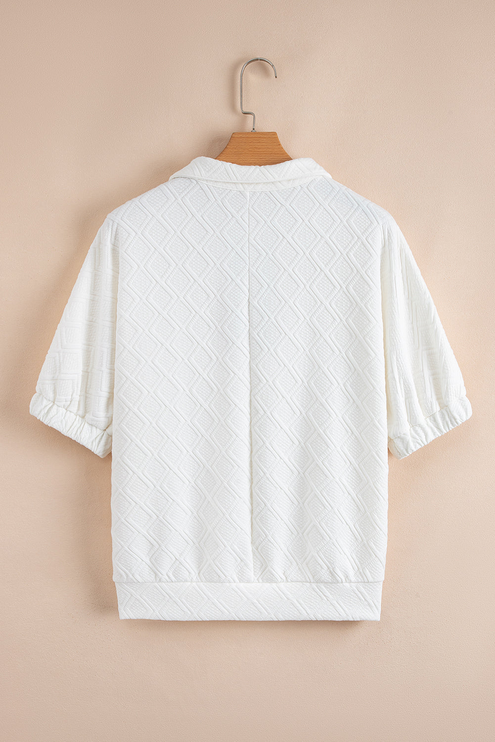 Preppy Pullover Textured Top