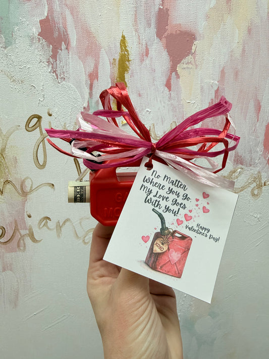 Valentine Gas Tank Money Holder Ornament (Eta Feb. 3rd)