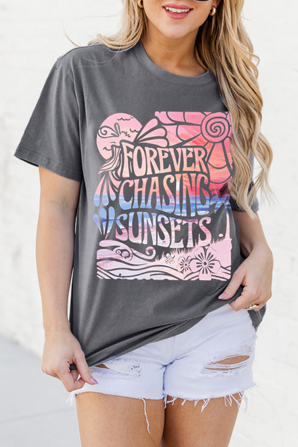 Forever Chasing Sunsets Tee