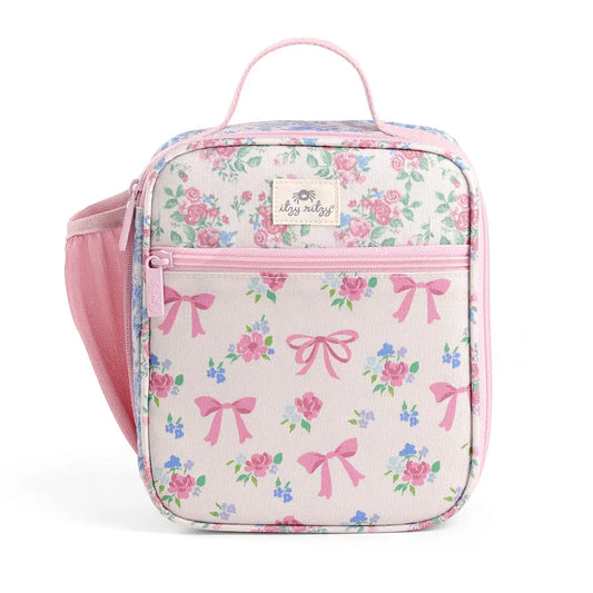 Itzy Ritzy Ribbon and Roses Lunch Box for Kids