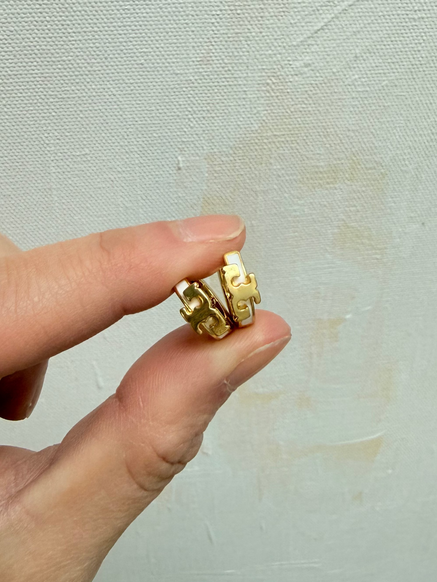 TB Micro Huggie Earrings (4 Colors)