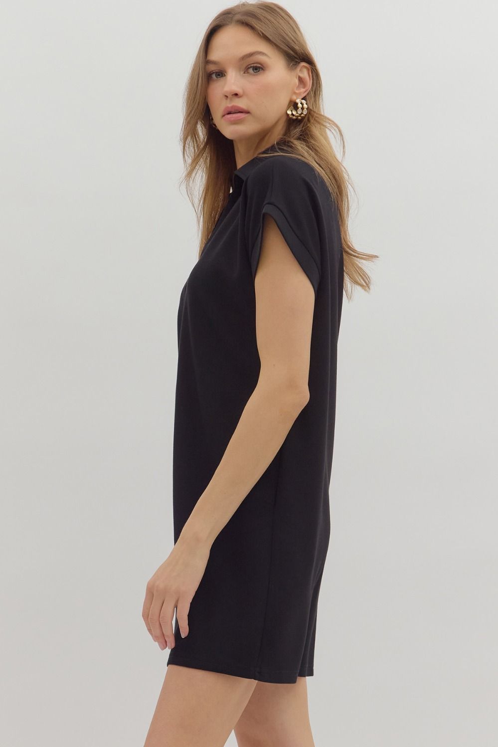 The Ava Shift Dress - Black
