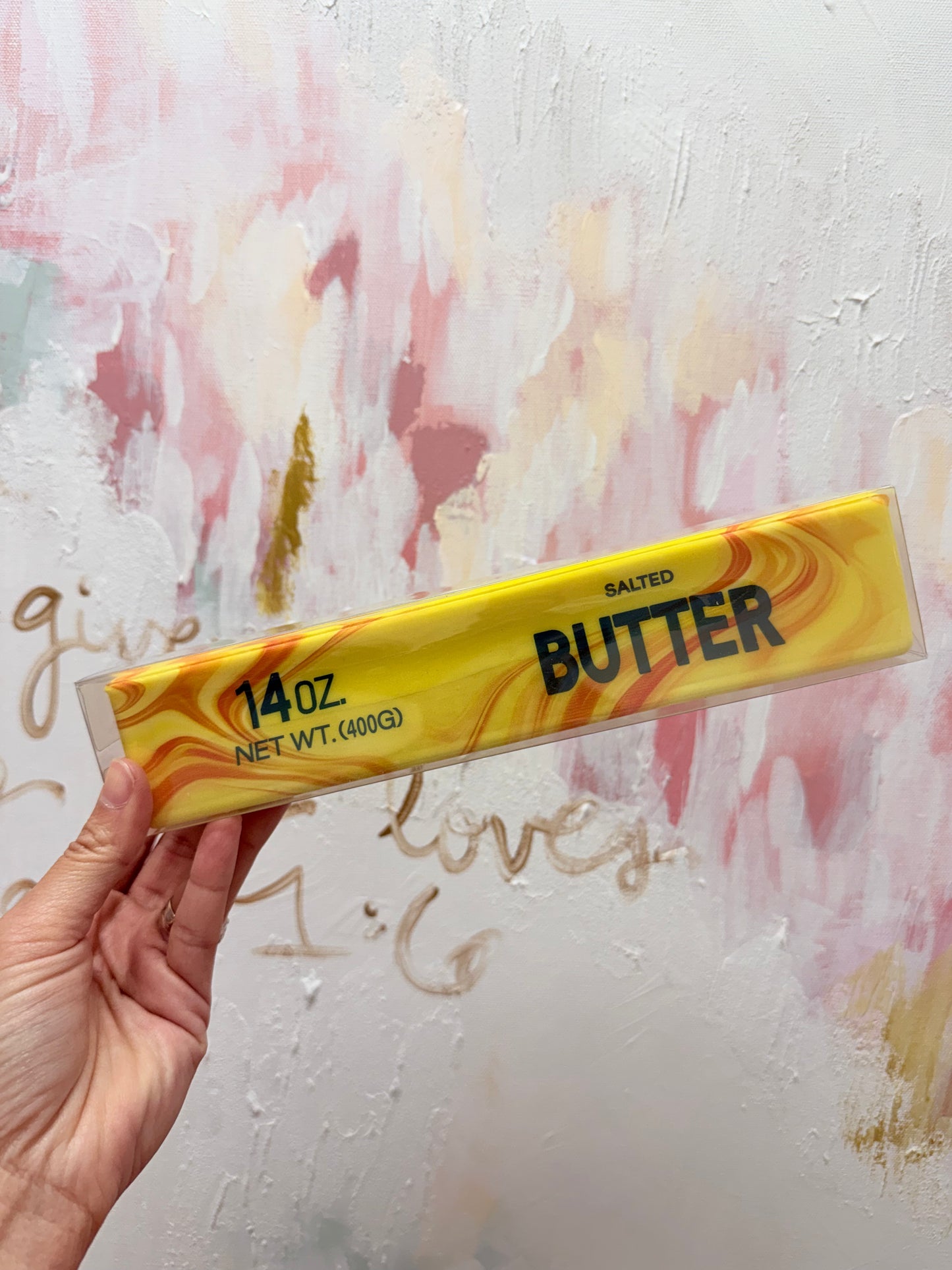 14oz Butter Squishy - Yellow and Orange