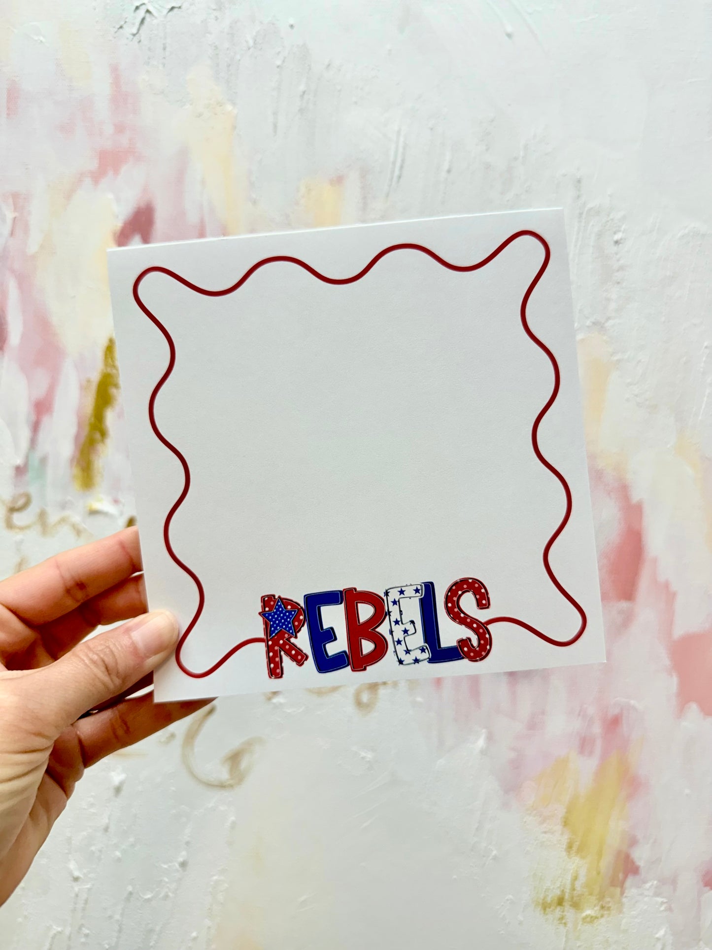 Noble Co. School Spirit Notepads - REBELS