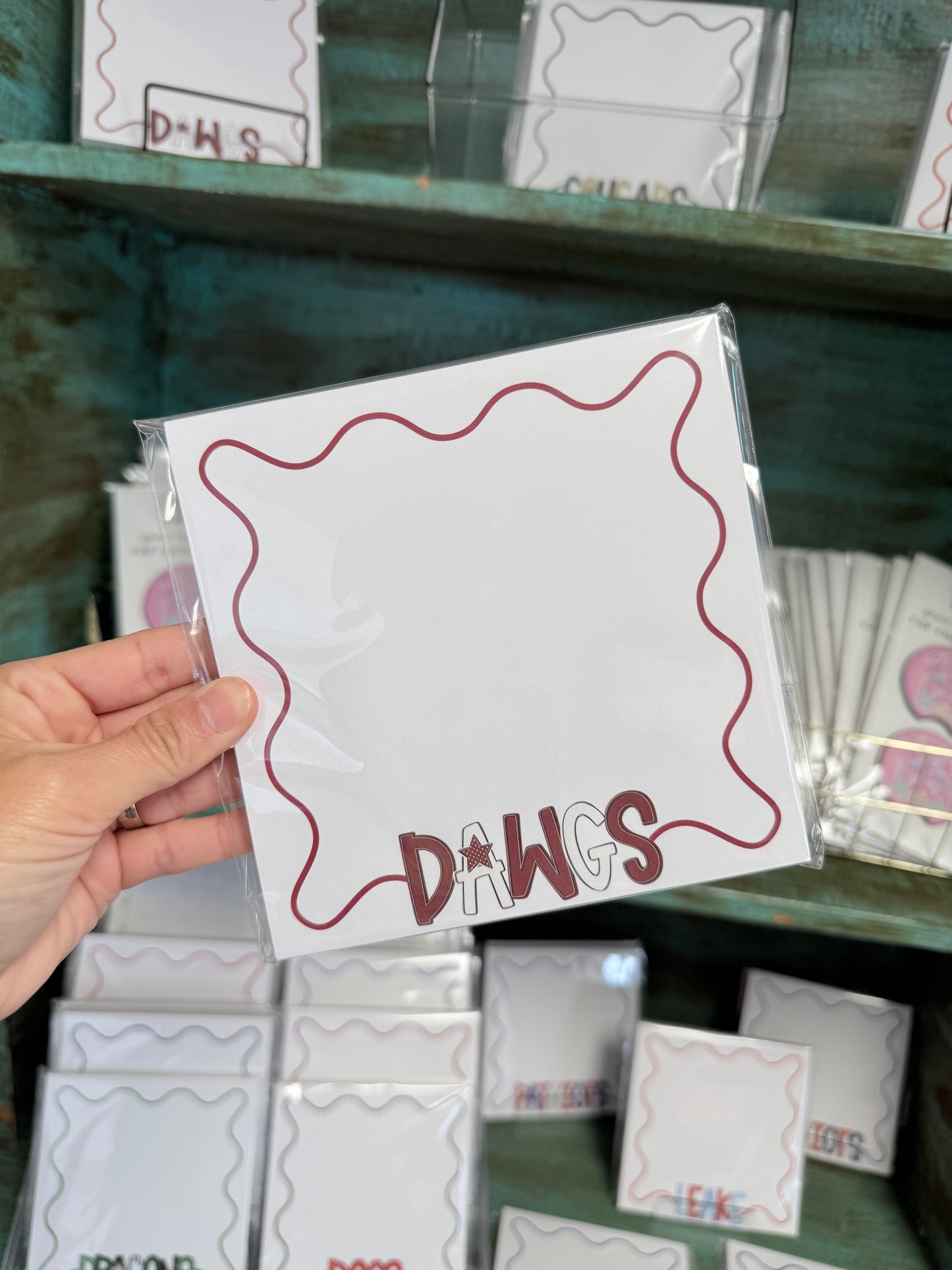 School Spirit Notepad - DAWGS