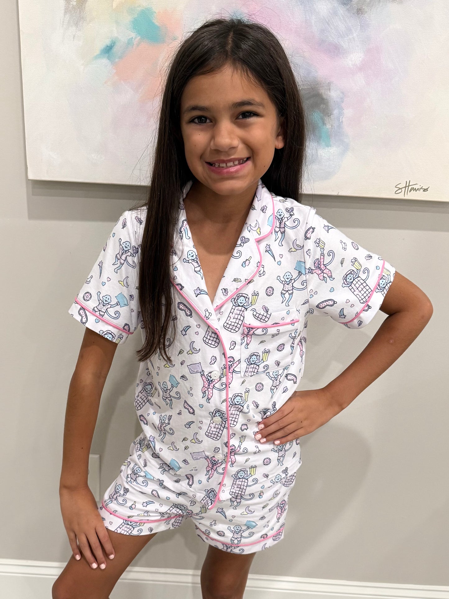 Let's Slumber Pajama Short Set (Girls and Women's)