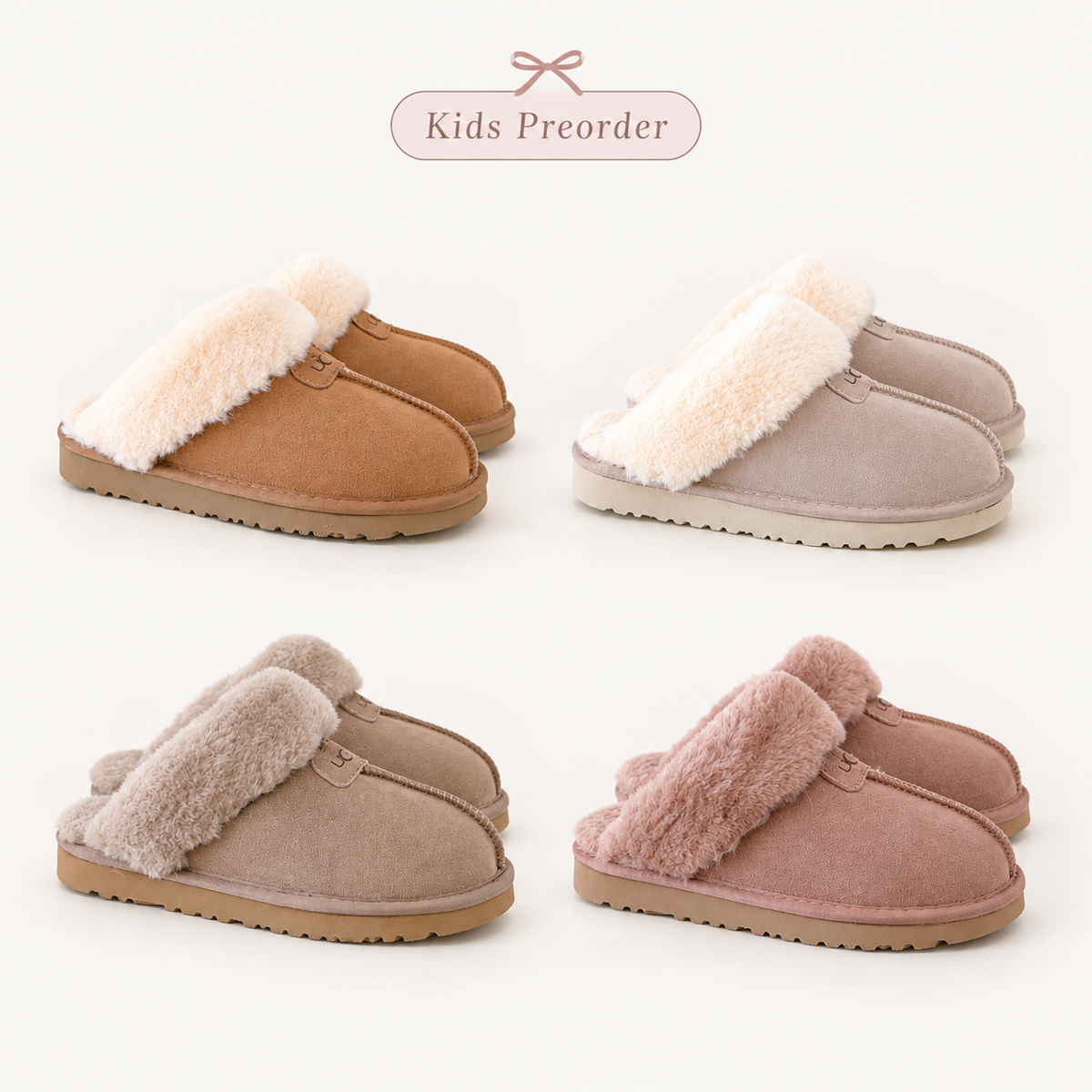 Preorder Kids Classic Slippers (eta 4weeks)