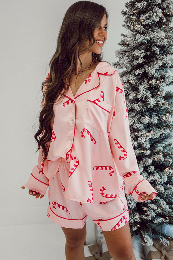 Candy Cane Pajama Set