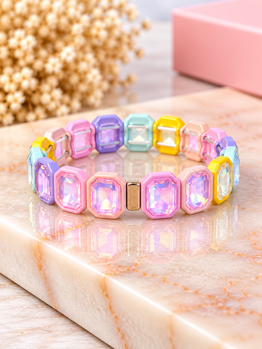 Noble Co. Cotton Candy Jewel Bracelet
