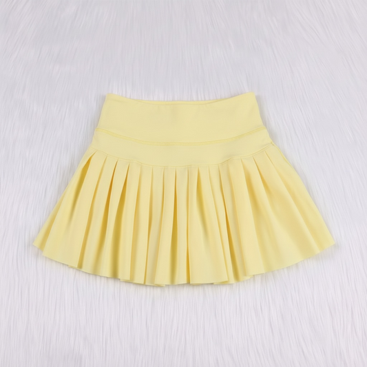 Noble Co. Kids Pleated Performance Skort - Yellow