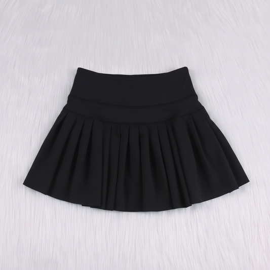 Noble Co. Kids Pleated Performance Skort - Black