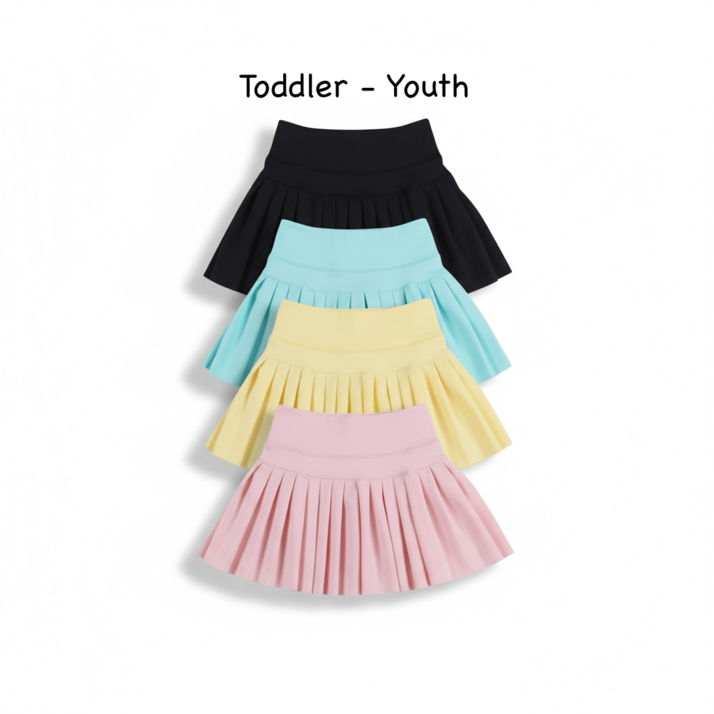 Pre-order Noble Co. Pleated Performance Skort - Kids