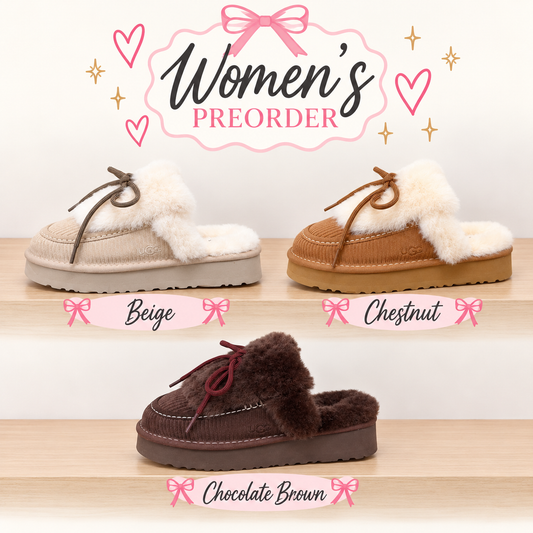 Preorder Women's Heritage Slippers (eta 4weeks)