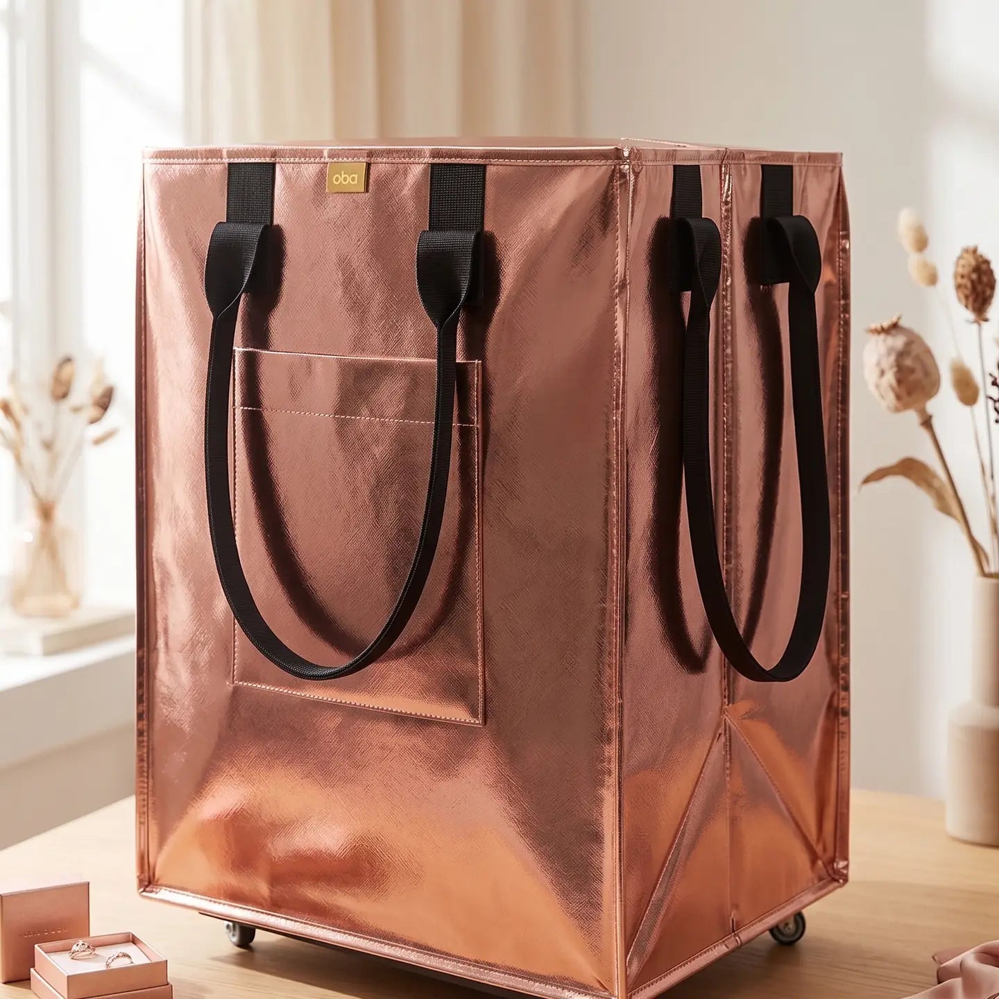 Pre-order Rolling Tote with Neoprene Handle