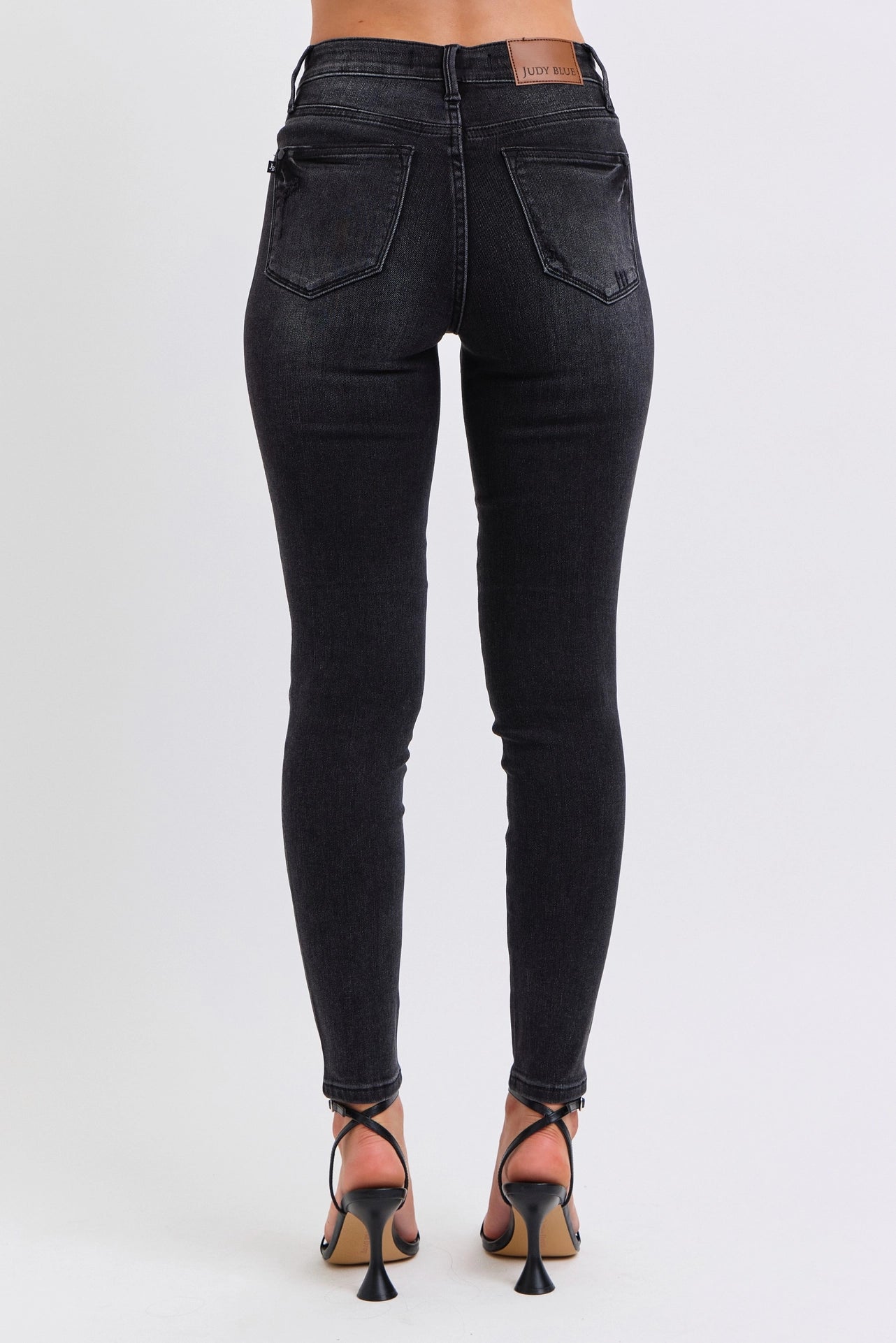 Judy Blue Black Skinny Jeans - Tummy Control