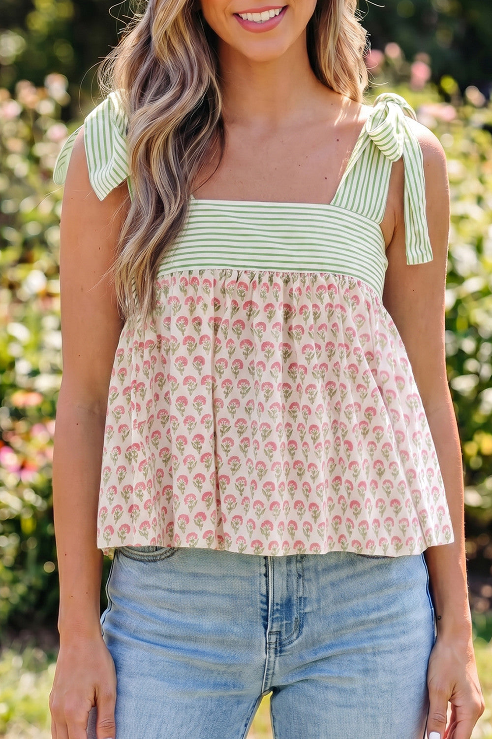 Pre-order Sweat Meadow Tie Strap Top