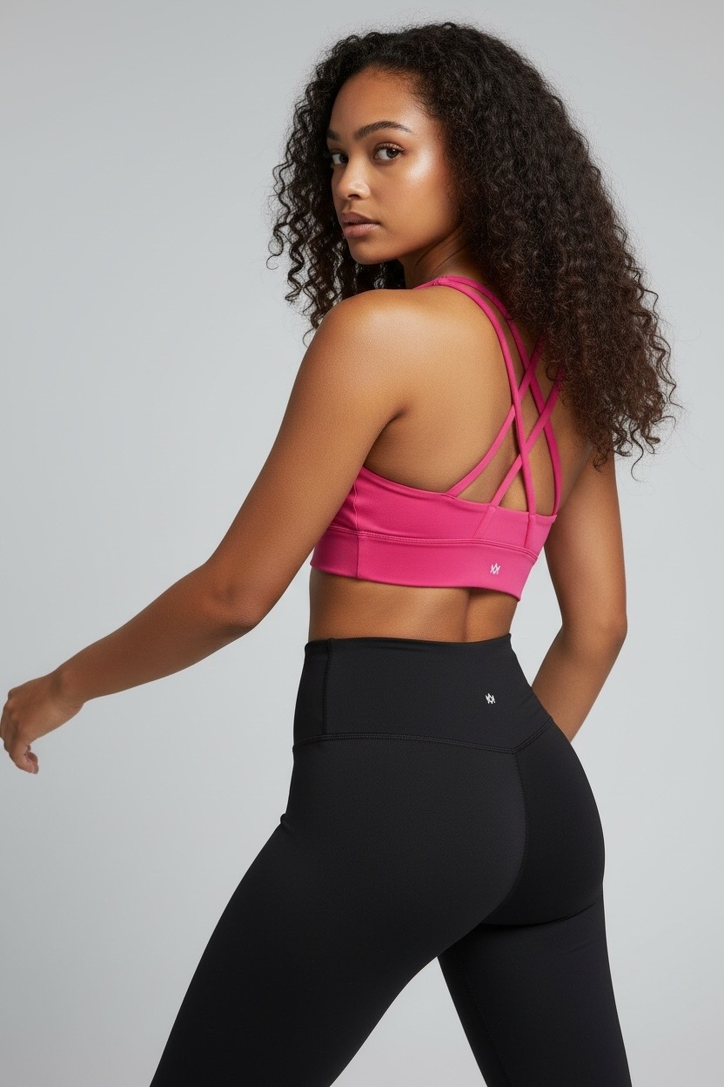 Pre-order Noble Co. Worthy Sports Bra - Raspberry Pink
