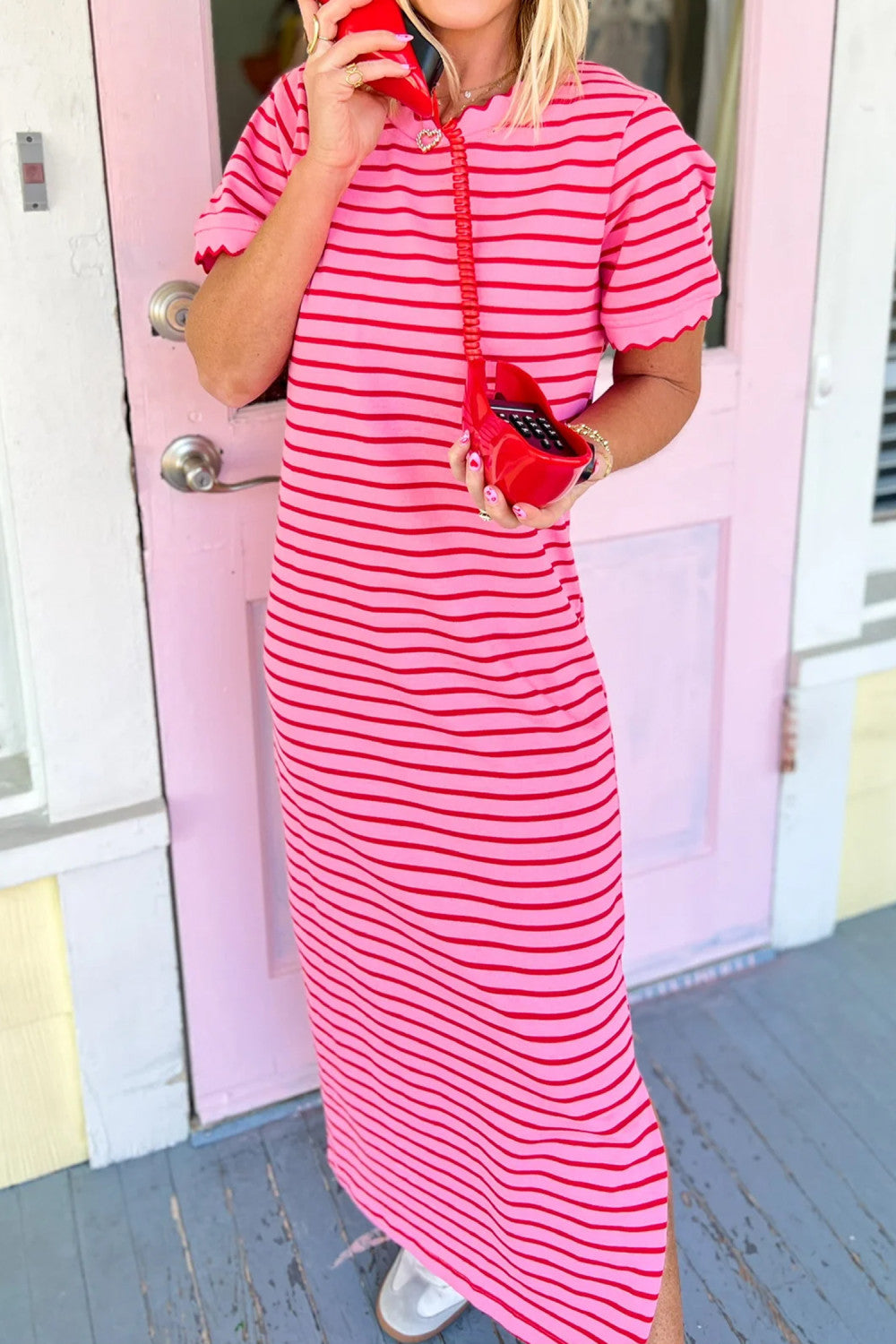Pre-order Sweet Scallops Maxi Dress