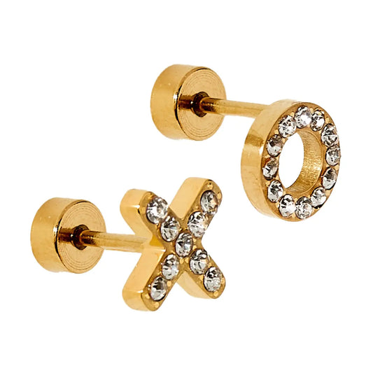 Pre-order Screwback Studs- XO