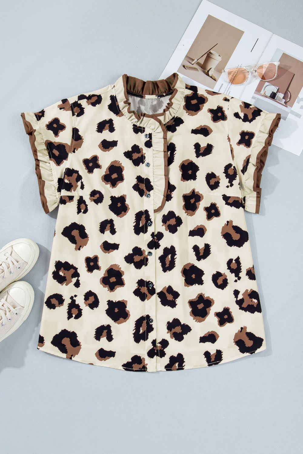 Pre-order Wildly Chic Leopard Top - Curvy