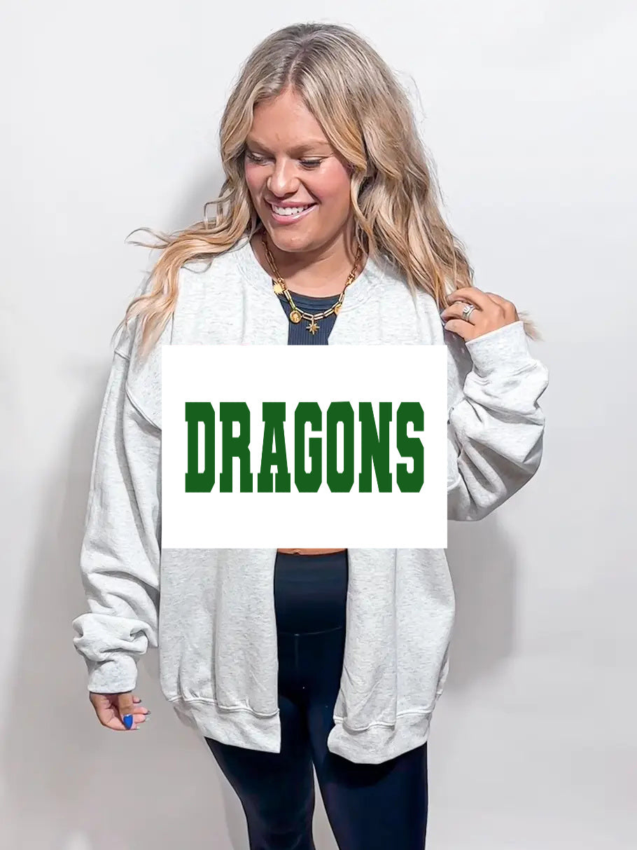 Pre-Order Gameday Sweatshirt Cardi (SIZE UP 1-2 SIZES FOR OVERSIZED LOOK)