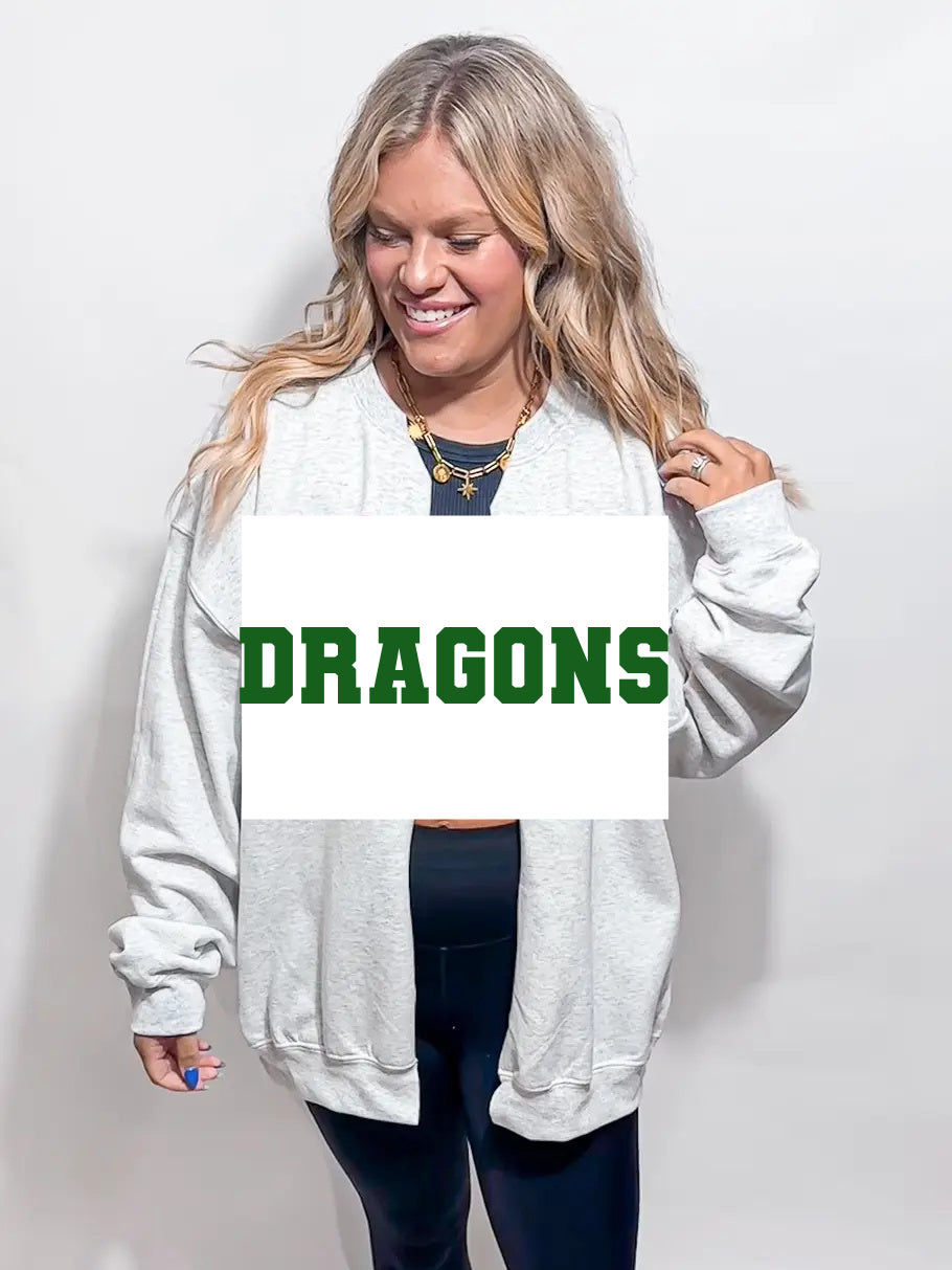 Pre-Order Gameday Sweatshirt Cardi (SIZE UP 1-2 SIZES FOR OVERSIZED LOOK)