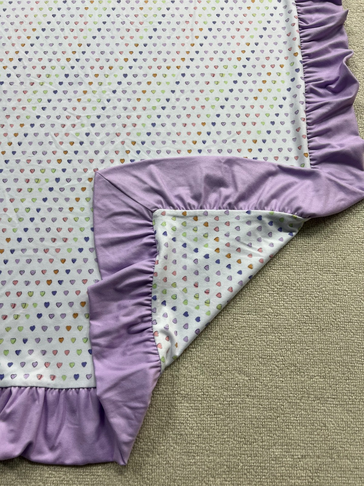 Pastel Hearts Dream Blanket