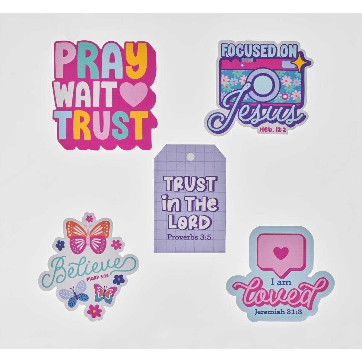 Shine for Jesus Sticker Set – Pack of 5