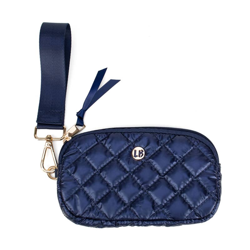 Jennifer Wristlet Wallet (Fits Your Phone!) - Navy Blue