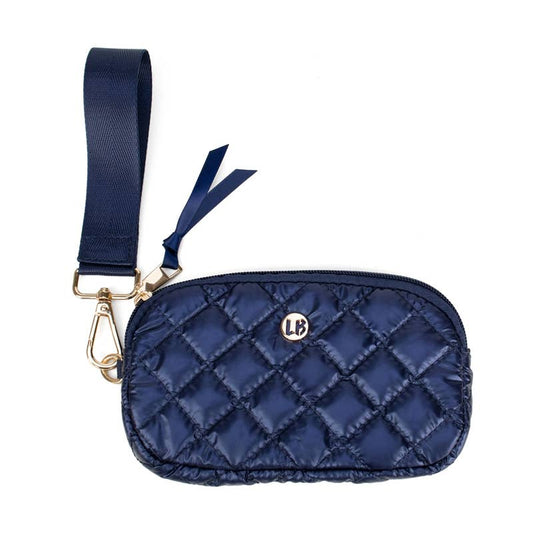 Jennifer Wristlet Wallet (Fits Your Phone!) - Navy Blue
