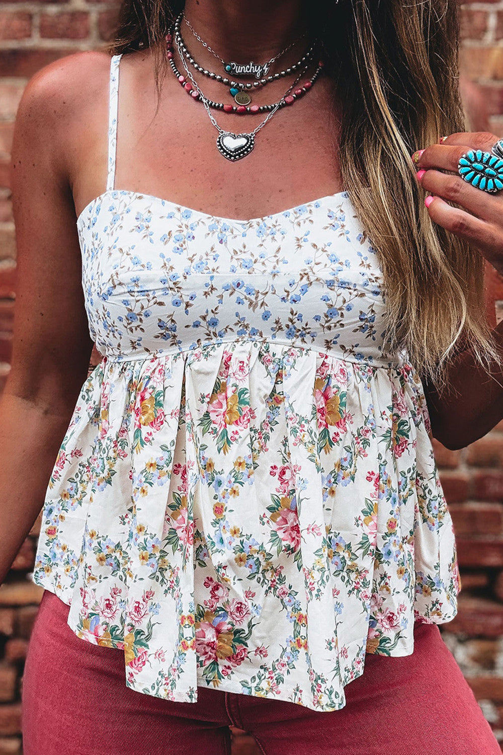 Pre-order Wildflower Whimsy Floral Babydoll Top