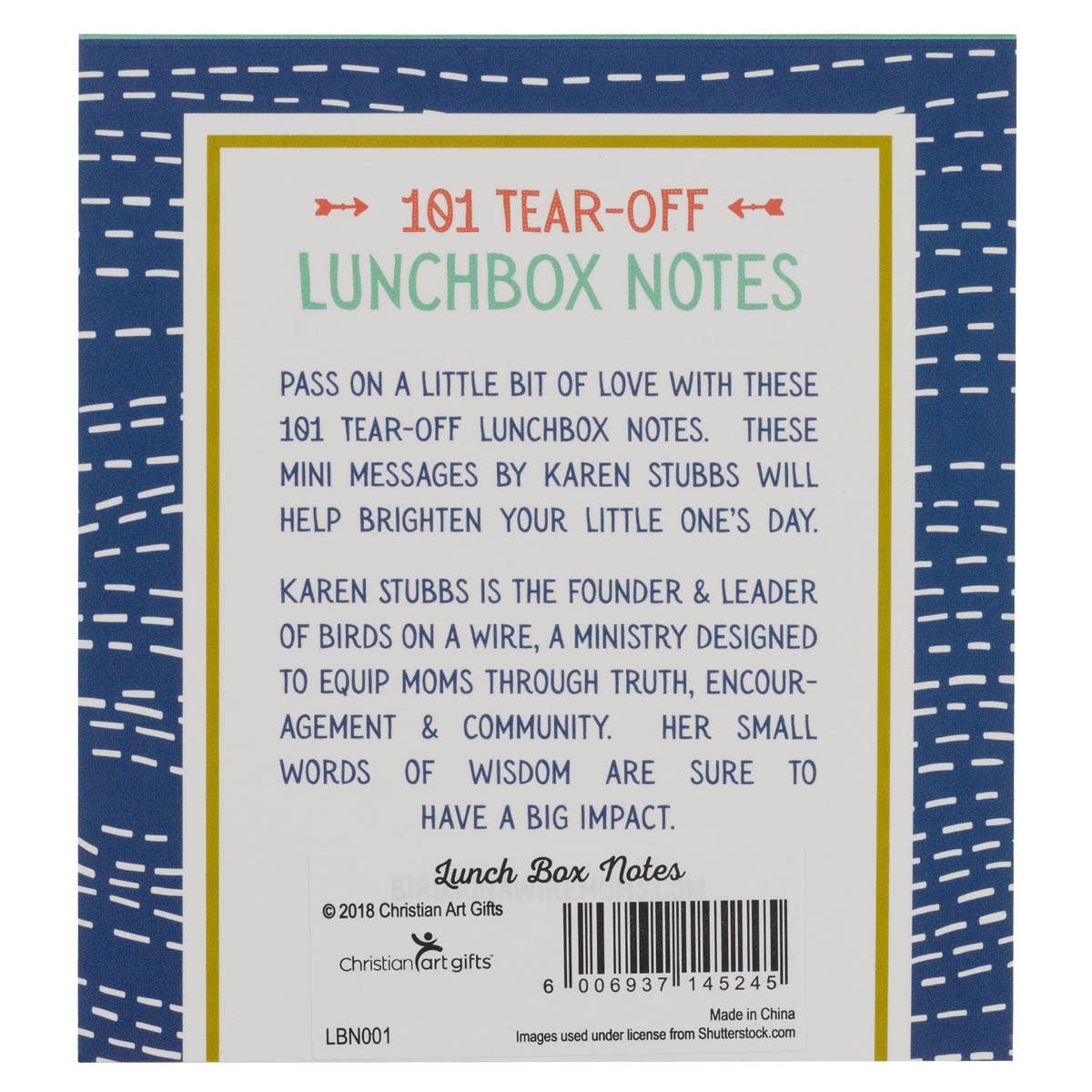 101 Inspirational Lunch Box Notes by Karen Stubbs