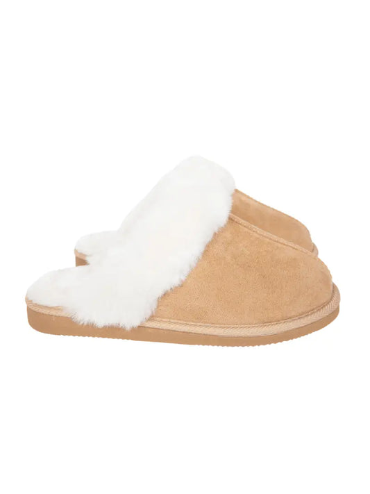 Pre-order Sand Faux Fur Slippers